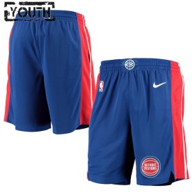Detroit Pistons Shortsit Nike 2022-23 Icon Edition Swingman - Lasten